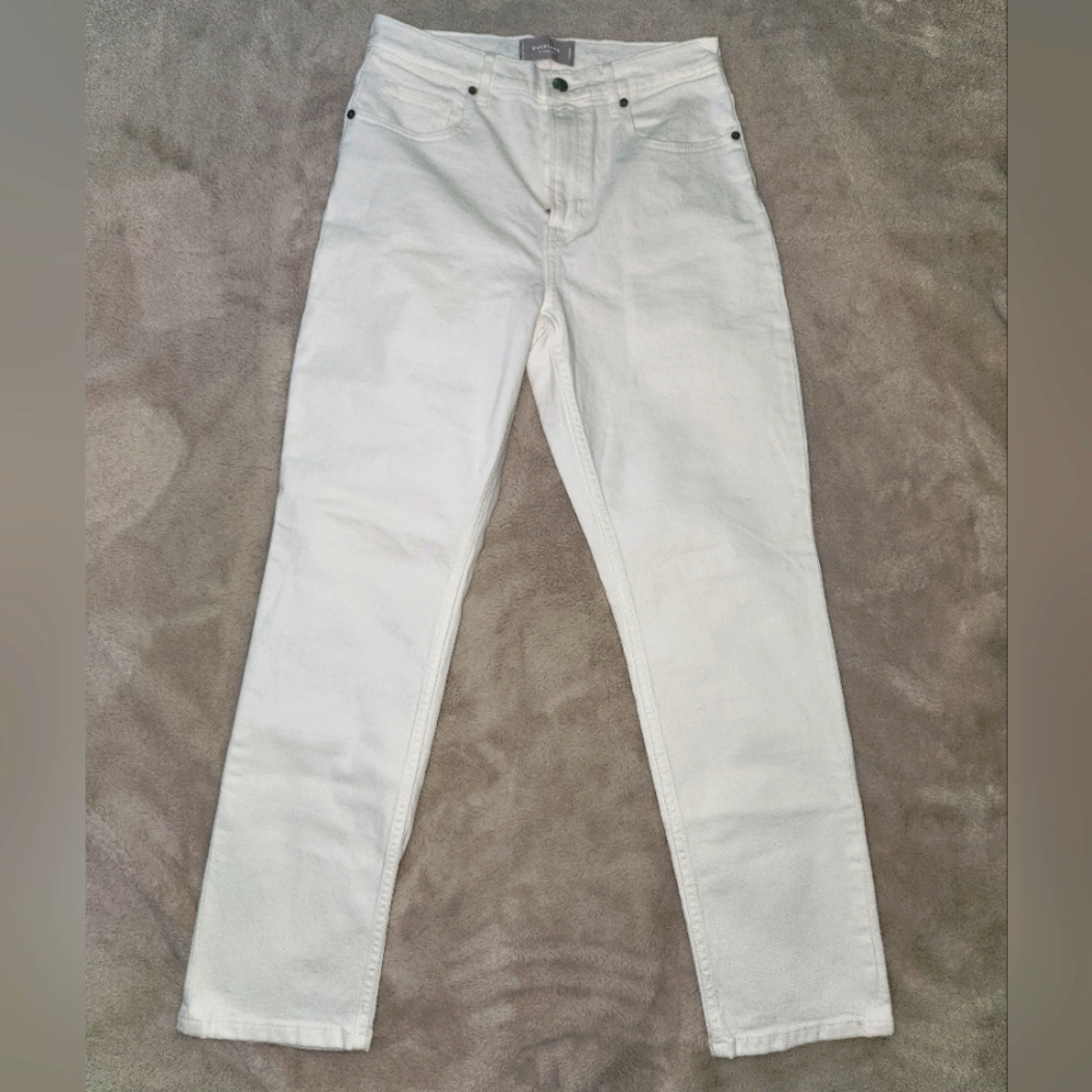 Everlane WHITE Cheeky Jeans . womens NWT. Size 29.